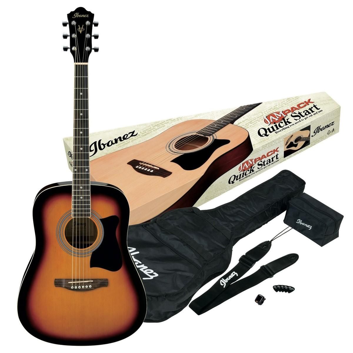 IBANEZ Acoustic Guitar Jampack V50NJP-VS (Vintage Sunburst).